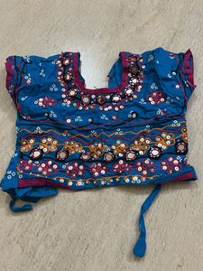 Ethnic Skirt with Mirror Work