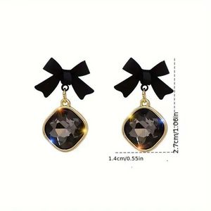 Bow Drop Earrings
