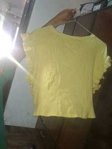 Ruffle Sleeve Top