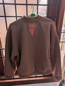 Brown Teddy Fleece Pullover