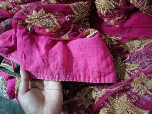 Net Full Of Zari Work Saree Perfect For Wedding