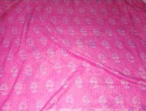Pink Floral &amp; Yellow Polka Dot Sarees