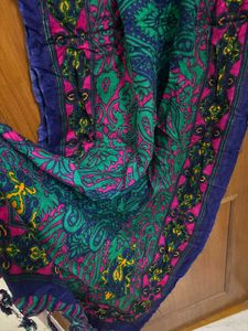 Kashmiri Paisley Print Shawl/Dupatta