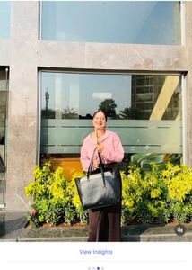 Pink Striped Oversized Shirt