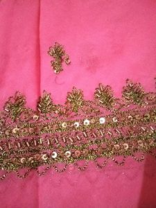 Unstich Lahenga With Duptta Fabric