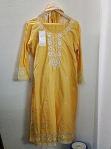 Pure cotton kurti pant dupatta set