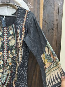 Chevron Embroidery Suit