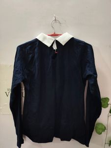 Miss Chase Navy Blue Shirt