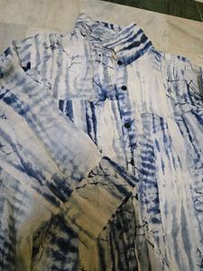 Stylish Tie-Dye Print Shirt