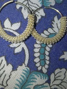 Silver Jhumka Earrings