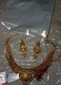 Gold Plated Indian Earrings