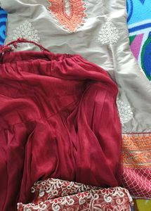 Beautiful Dress With Salwar And Dupatta ❤️