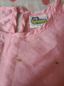 Girls branded silk kurta with dhoti.. never u