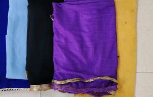 Plain Colours Dupatta Pack Of 07