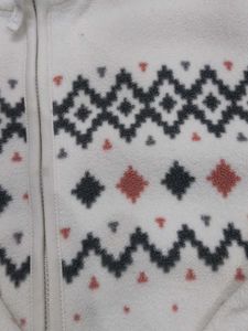 Patterned Fleece Jacket
