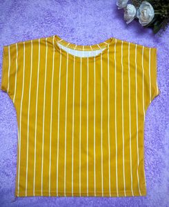 Yellow Striped Tshirt