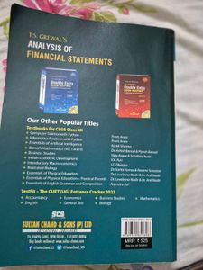 T.S.Grewal ANALYSIS OF FINANCIAL STATEMENTS