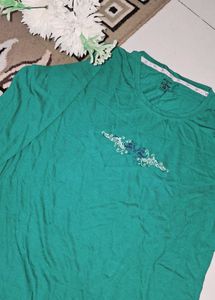 Baggy Sea Green T Shirt 👕