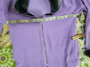 Woolen Sweater Jacket.