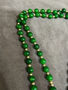 Green Beaded Necklace