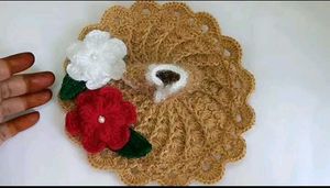 handmade crochet laddu gopal dress