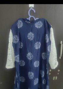 Blue Printed Kurta