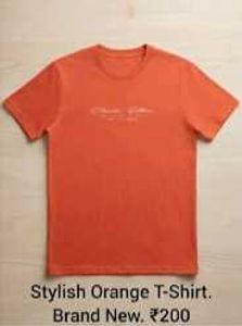 Orange Graphic Tee