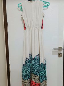 White Straight Gown