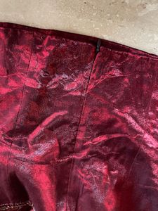 metallic halter neck top small