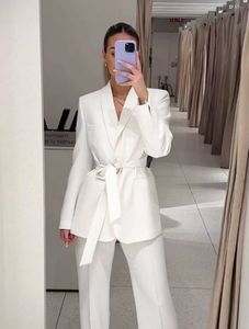 ZARA White Blazer