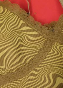 Abstract Print Lacey Top