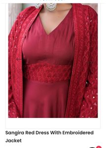Hatheli Women Dress &amp; Jacket Set