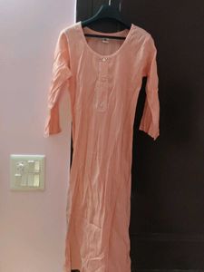 Small Peach Kurta For Women Unworn