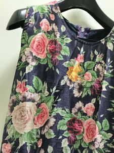 Floral Simple Ethnic Gown