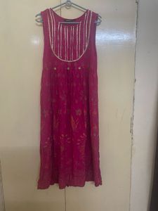 Sleeveless Anarkali