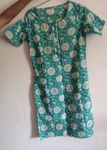 Light green Colour Printed Kurti