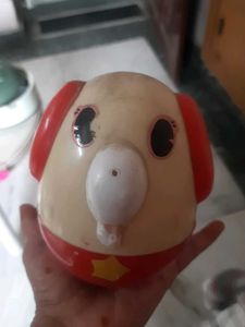 Vintage Dog Roly Poly Toy