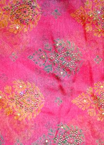 Elegant Red &amp; Gold Saree