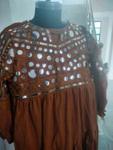 Mirrored Ethnic Top