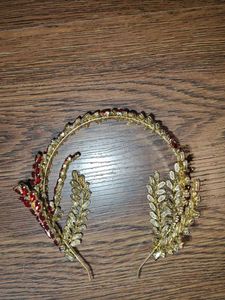 Custom Handmade Red Headpiece