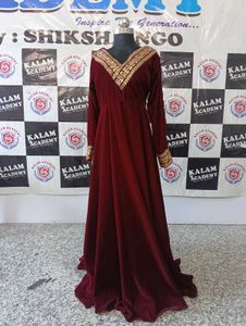 Sample Velvet Gown
