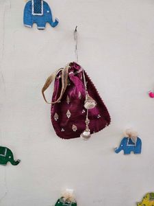 Elegant Purple Pouch