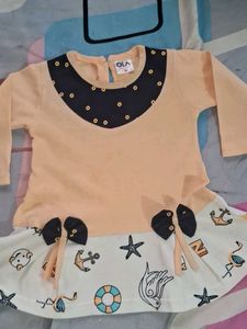 2 PC Frock Pant Set For Baby