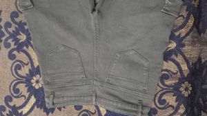 Denim Green Cargo Pant (Unisex)