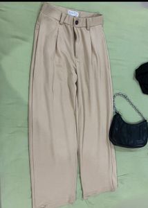 Korean Soft Beige Pants