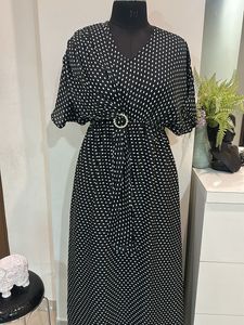 Polka Dot Maxi Dress