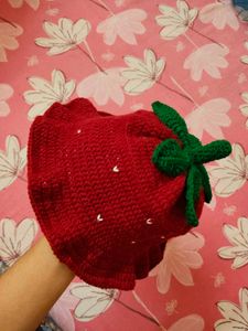 Strawberry Crochet Hat 🍓✨
