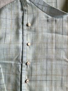 Pure Linen Men’s Kurta,44 Chest And 39” Length