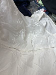 White Embroidered Dress