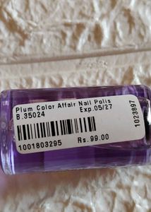 Combo Of Plum NailPaint Remover Nd Blackhead Remvr